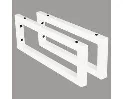 Differnz Ophangbeugel Wastafel Wit 44x15 Cm 2 St