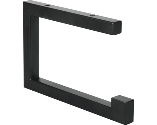 Differnz Handdoekhouder Voor Wastafelblad 23x15 Cm Mat Zwart - Afbeelding 2