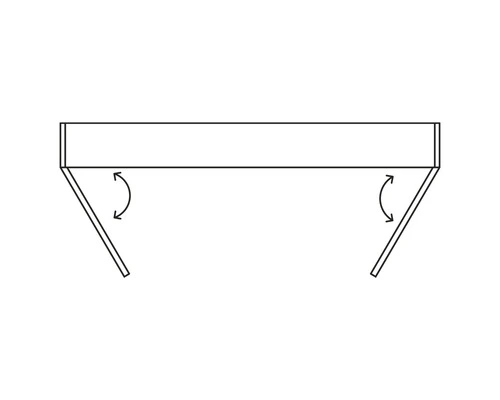 DIFFERNZ Spiegelkast Legs 60 Cm Groen - Afbeelding 3