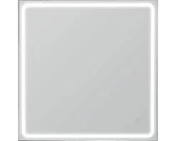 FOCCO LED Lichtspiegel Mia Black 100x80 Cm