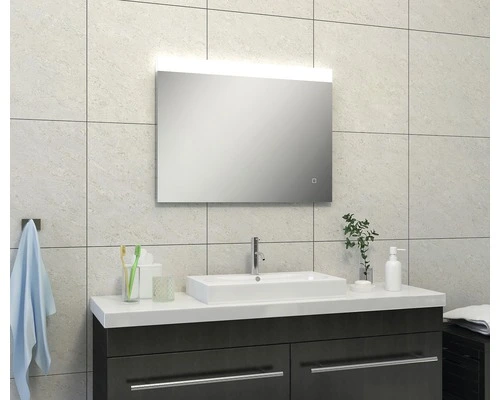 LED Lichtspiegel Dimbaar Vienas 80x60 Cm Anti-condens - Afbeelding 2