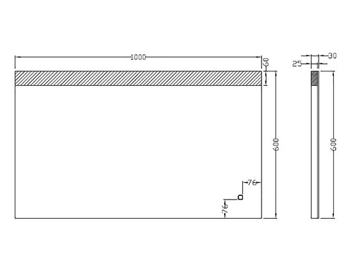LED Lichtspiegel Dimbaar Vienas 100x60 Cm Anti-condens - Afbeelding 3
