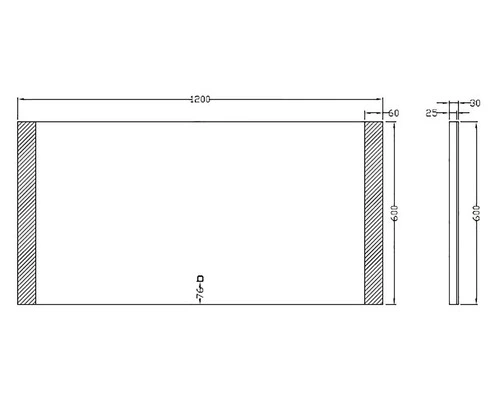 LED Lichtspiegel Dimbaar Shineled 120x60 Cm Anti-condens - Afbeelding 3