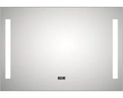 DSK LED Lichtspiegel Silver River 100x70 Cm