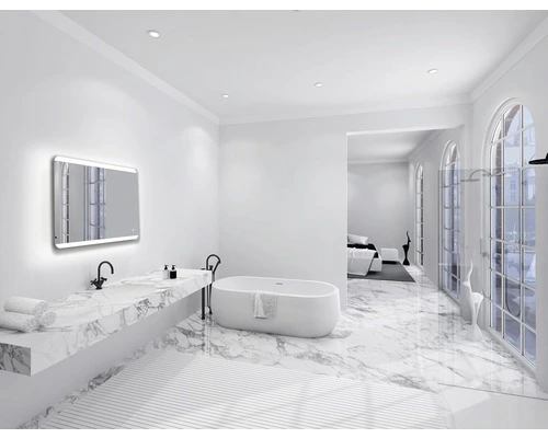 DSK LED Lichtspiegel Silver Glacier 60x80 Cm - Afbeelding 6