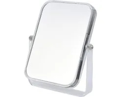 Form & Style Cosmeticaspiegel Transparant Staand Draaibaar Met Aan 1 Zijde 3-voudige Vergroting