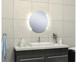 LED Lichtspiegel Dimbaar Twin Ø60 Cm Anti-condens